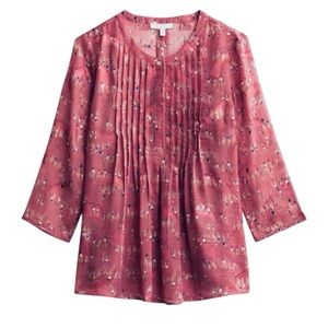 Daniel Rainn Cyndee Textured Tunic Blouse